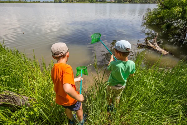 Two boys having fun Stockfoto