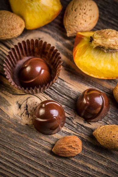 Chocolade bonbon, truffel — Stockfoto