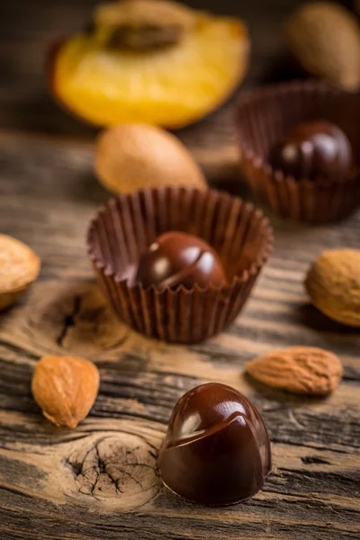 Imagem de bola de chocolate — Fotografia de Stock