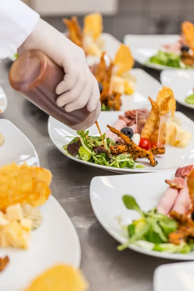 Smakelijk voorgerecht plaat — Stockfoto