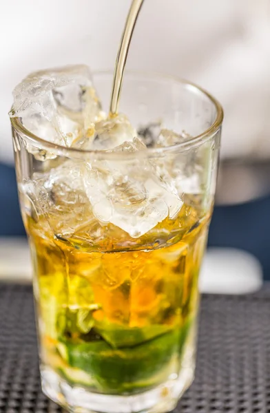 Mojito cocktail, close up — Stock Photo, Image