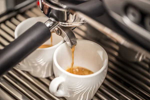 Professional espresso machine Stock Photo