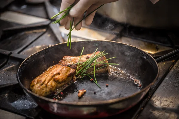 Fläskkarré fläskkött — Stockfoto