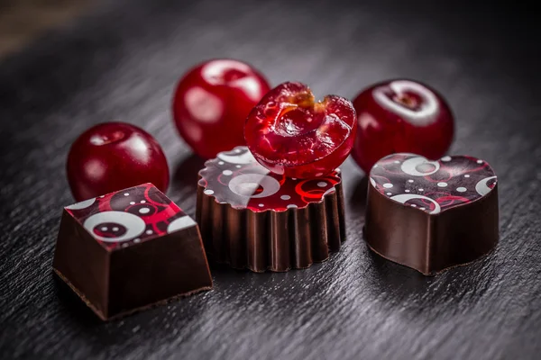 Caramelle al cioccolato al tartufo — Foto Stock