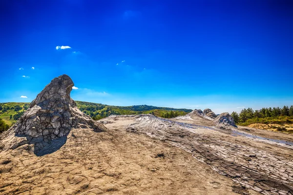 Volcán de barro activo — Foto de Stock