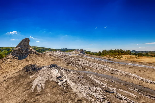 Aktiva leriga vulkaner — Stockfoto