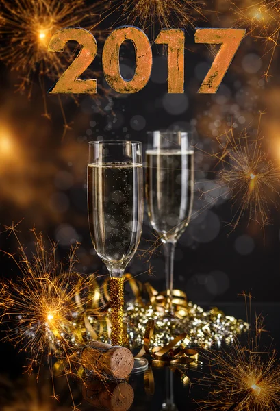 New Years Eve celebration — Stock Photo, Image