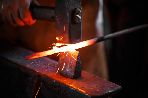 Blacksmith at work — Stock Photo, Image