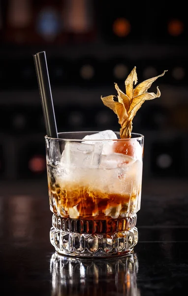 White russian cocktail — Stock Photo, Image