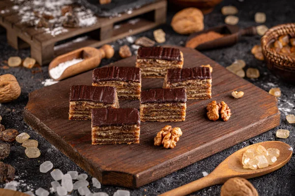 Mini katmanlı pasta tatlısı — Stok fotoğraf
