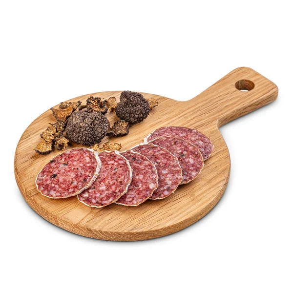 Salame gourmet com trufa — Fotografia de Stock