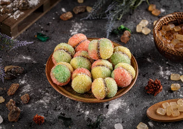 Galletas de azúcar multicolores — Foto de Stock