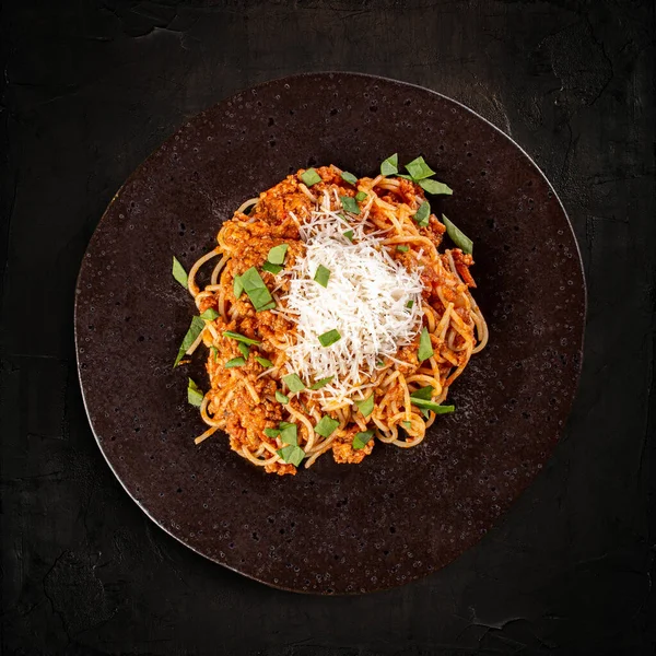 Italské těstoviny boloňské — Stock fotografie