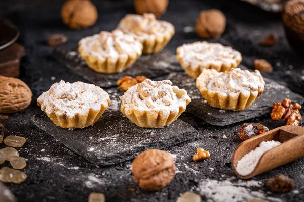 Hausgemachte süße Mini-Törtchen — Stockfoto