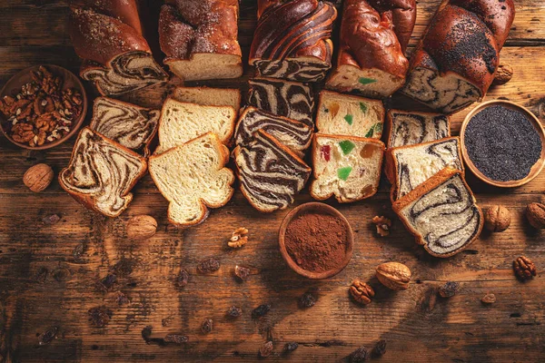 Sortimentet av bageriprodukter — Stockfoto