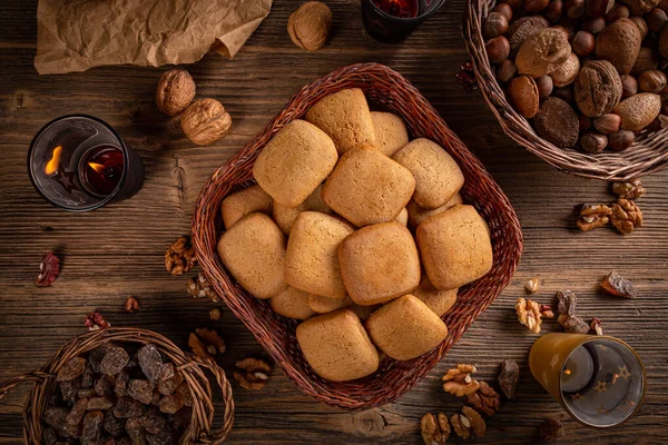 Biscotti di pan di zenzero miele di Natale — Foto Stock