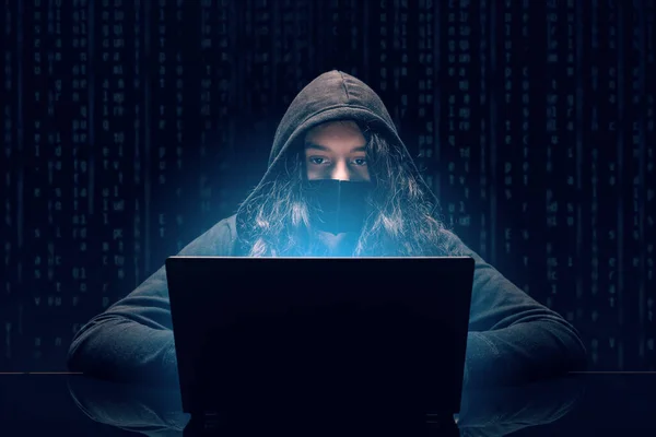 Concepto de hackeo y malware. — Foto de Stock