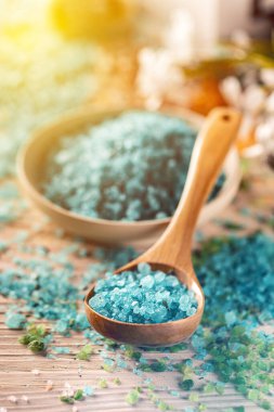 Mavi aromatik deniz tuzu