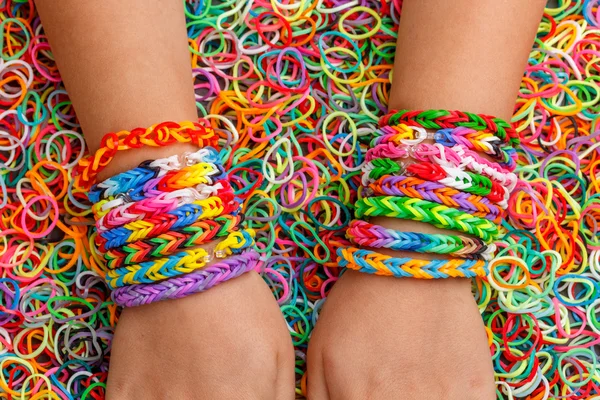 Rubber bracelets — Stock Photo, Image