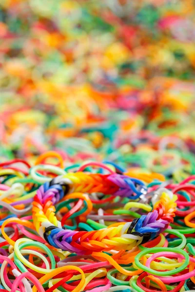 Faixas de borracha de tear — Fotografia de Stock