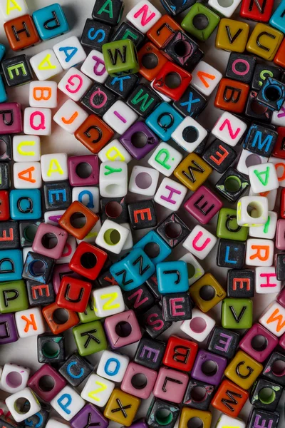 Acrylwürfel Buchstabe — Stockfoto