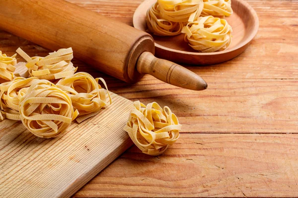 Macarrão Tagliatelle — Fotografia de Stock