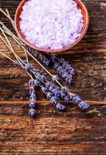 Sale da bagno alla lavanda — Foto Stock