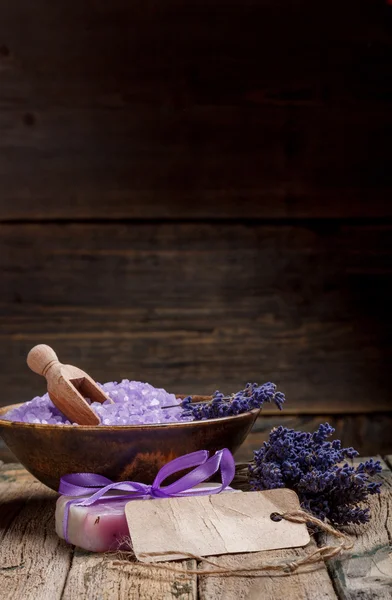 Sabão de lavanda — Fotografia de Stock