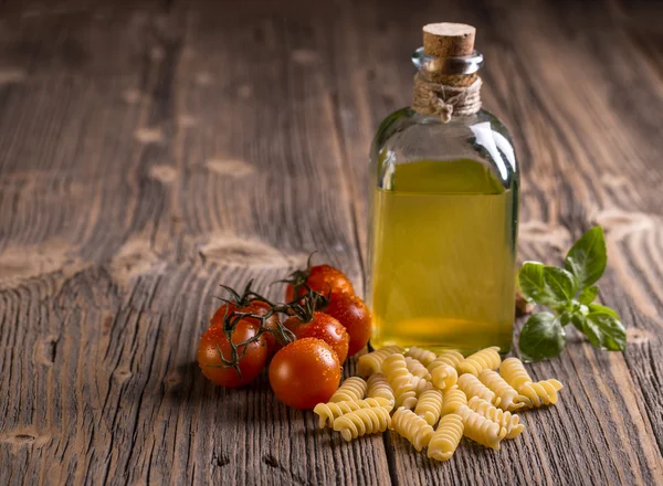 Fusilli crudi italiani — Foto Stock