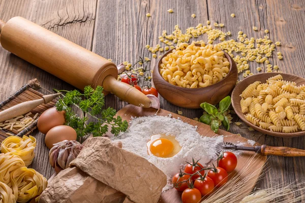 Pasta ingredientes — Foto de Stock