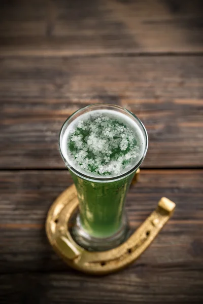 Cerveja verde — Fotografia de Stock