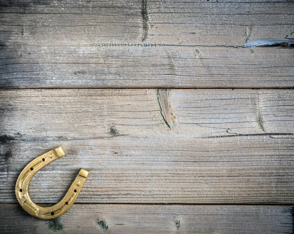 Goldenes Hufeisen — Stockfoto