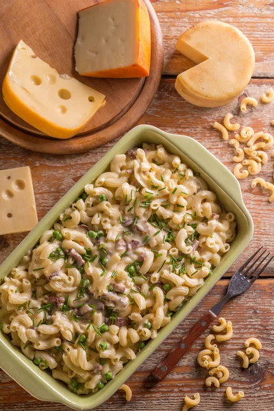 Macarrones y queso — Foto de Stock