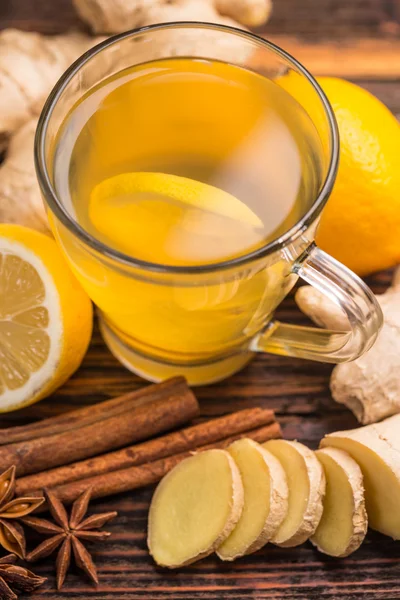 Ginger tea — Stock Photo, Image