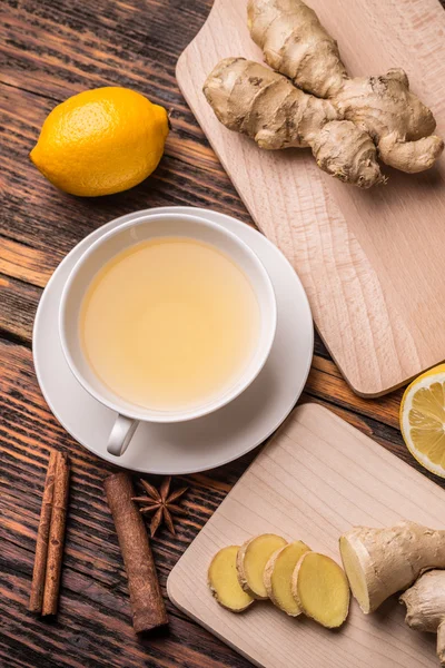 Ginger tea — Stock Photo, Image