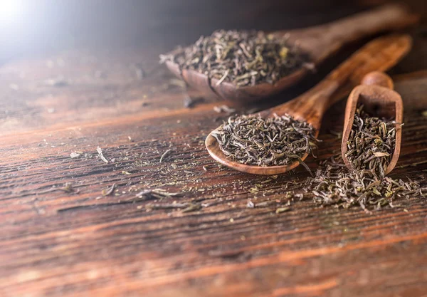 Hojas de té seco — Foto de Stock