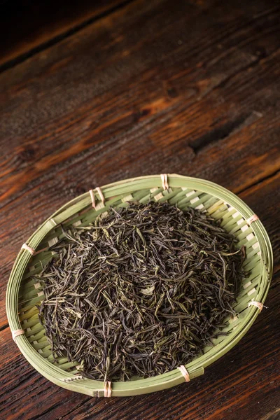 Dry green tea — Stock Photo, Image