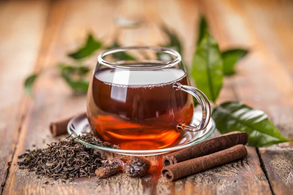 Cup with green tea — Stock Photo, Image