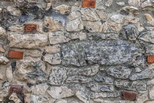 Baksteen en stenen muur — Stockfoto