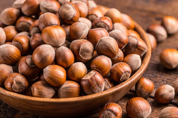 Hazelnuts — Stock fotografie