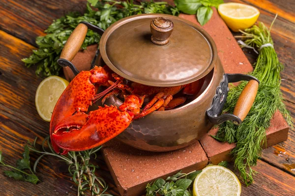 Gotowane homar — Zdjęcie stockowe