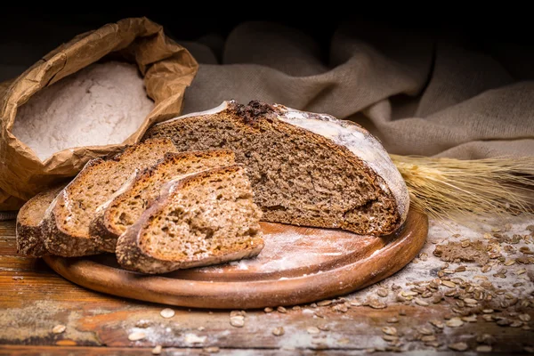 Wholegrain rye bread — Stock Photo, Image