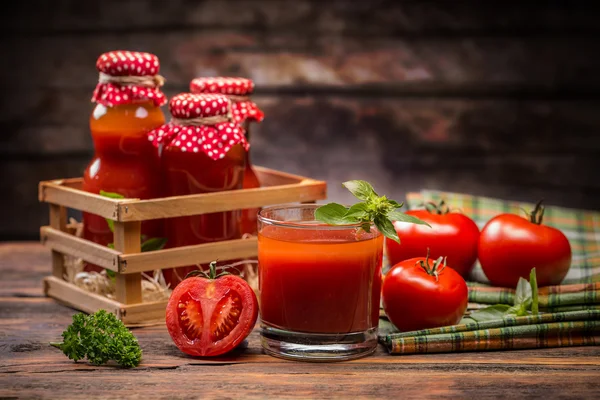 Jus de tomate Photo De Stock