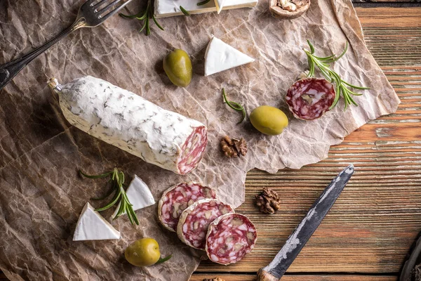 Salami — Stockfoto