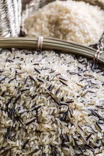 Blandning av ris — Stockfoto