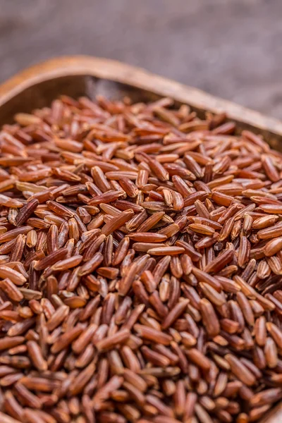 Close up of red rice — Stock Photo, Image