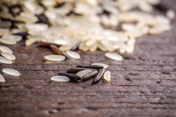 Close up de arroz de grão longo — Fotografia de Stock