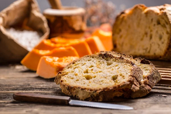 Ev yapımı kabak ekmek — Stok fotoğraf