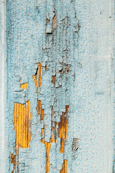 Peeling paint on weathered wood — Stock Photo, Image