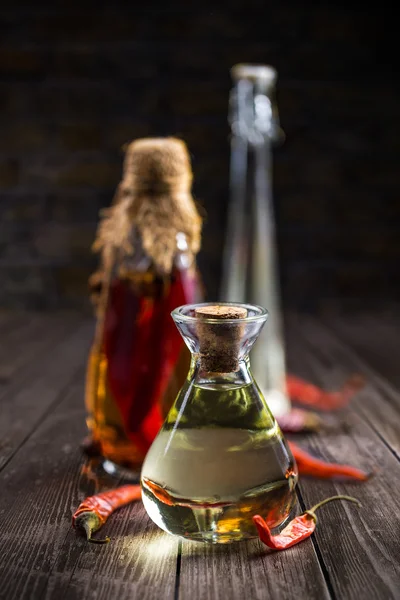 Salad dressing oil — Stock Photo, Image